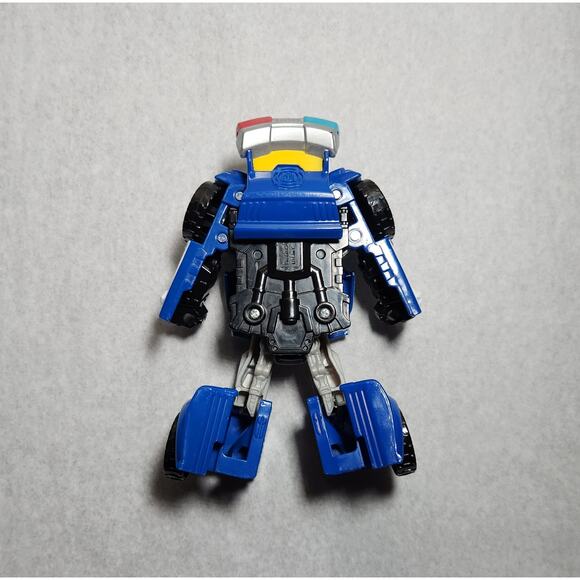 Transformers Playskool Rescue Bots Chase The Police Bot 4.5" Action Figure Loose - Picture 7 of 9